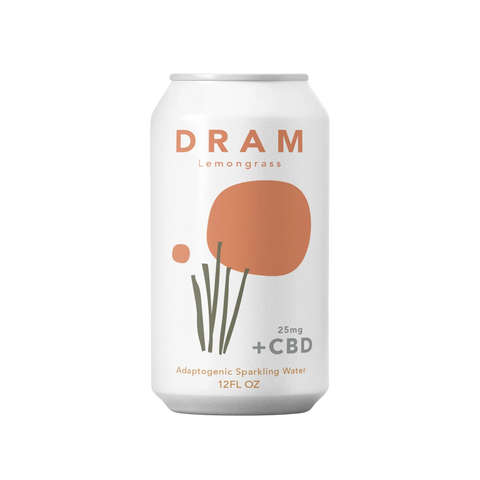 Dram Lemongrass Adaptogenic CBD Sparkling Water