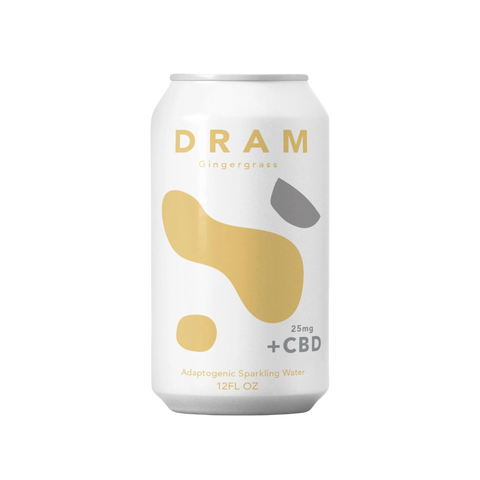 Dram Gingergrass Adaptogenic CBD Sparkling Water