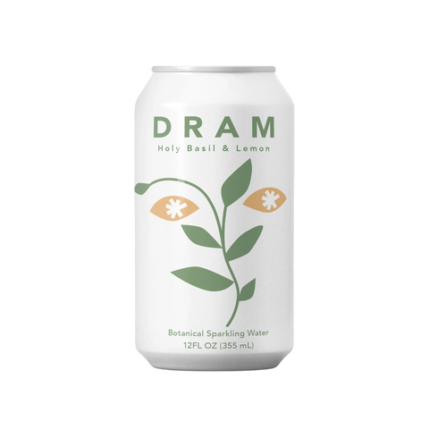 Dram Holy Basil & Lemon Adaptogenic Sparkling Water (Single)