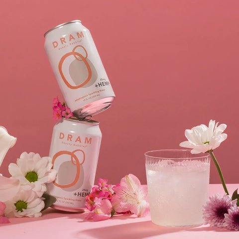 Dram Rose Beauty Bubbles™ Adaptogenic CBD Sparkling Water