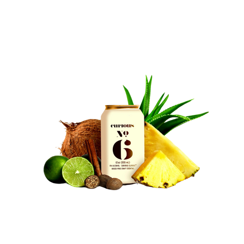 Curious No. 6 Coconut Pineapple Painkiller