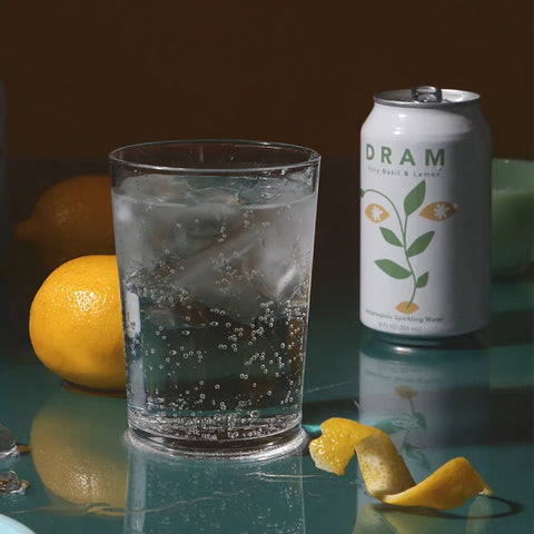 Dram Holy Basil & Lemon Adaptogenic Sparkling Water (Single)